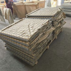 China Galvanized Welded Wire Mesh Defensive Barrier Security Gabion Wall on sale