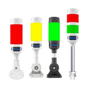 Multilayer Signal Tower Lamp Foldable IP54 Rated Buzzer Machine Equipment