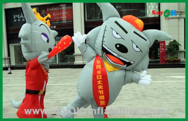 Inflatable Advertising Characters Moving Inflatable Gray Wolf Inflatable Cartoon