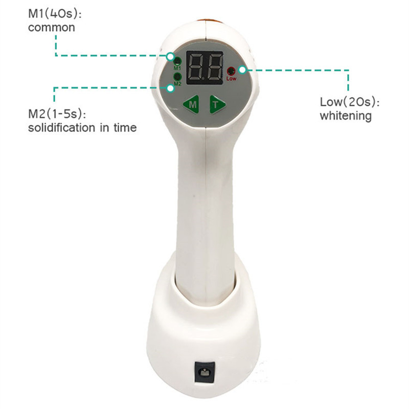 Dental 5 Seconds Wireless LED Curing Light 480nm With Large Battery
