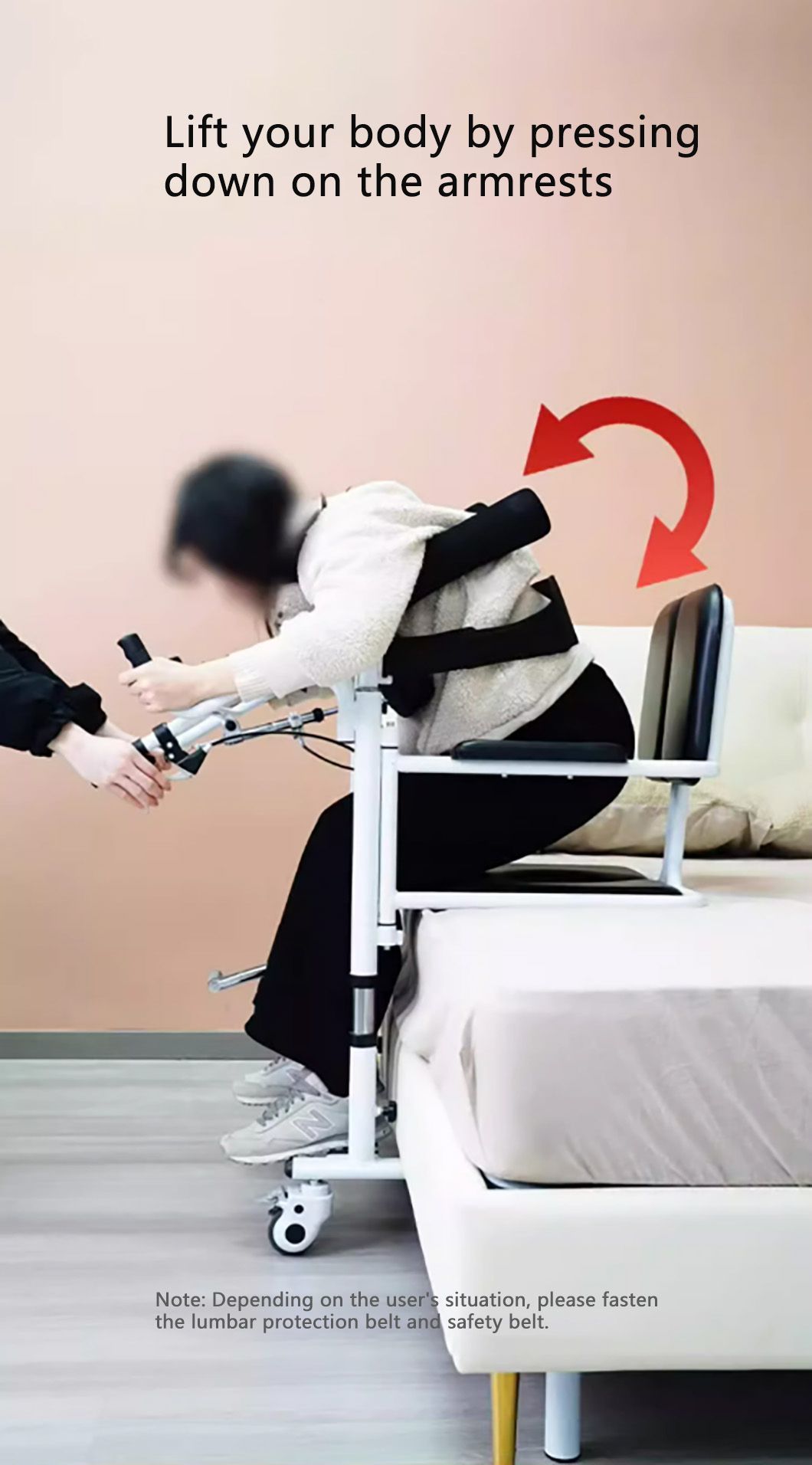 Elderly Care Products, Health Transfer Chairs, Hydraulic Lifting and Displacement Nursing Wheelchairs