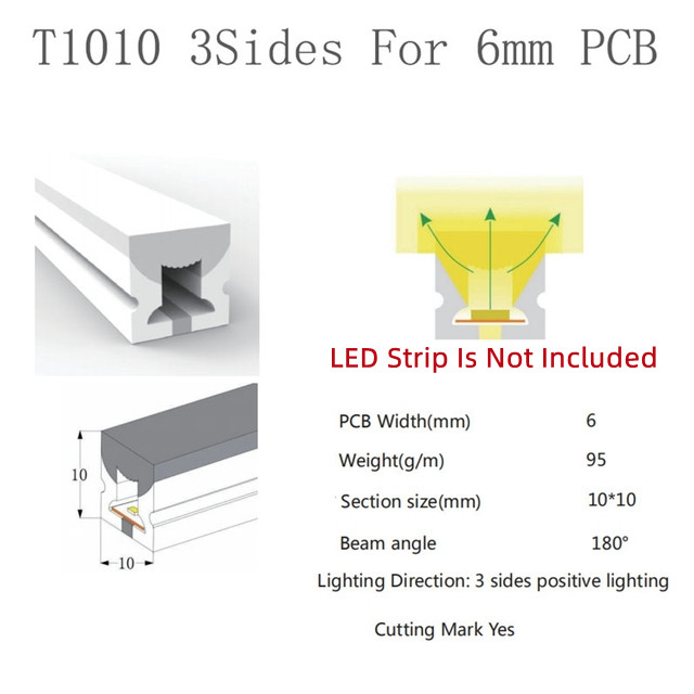 DC 12V Red LED Neon Flex with 50000 Working Lifetime and Hanging Mounting Installation