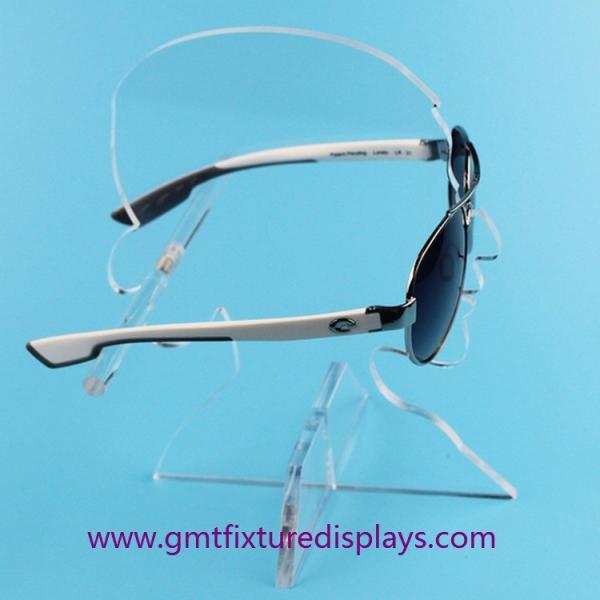 Clear Acrylic Eyeglasses Display Rack Plexiglass Sunglasses Counter Display
