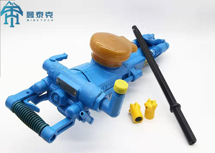 YT27 Portable Pneumatic Hand Held Air Leg Rock Drilling Machine For Hard Rock