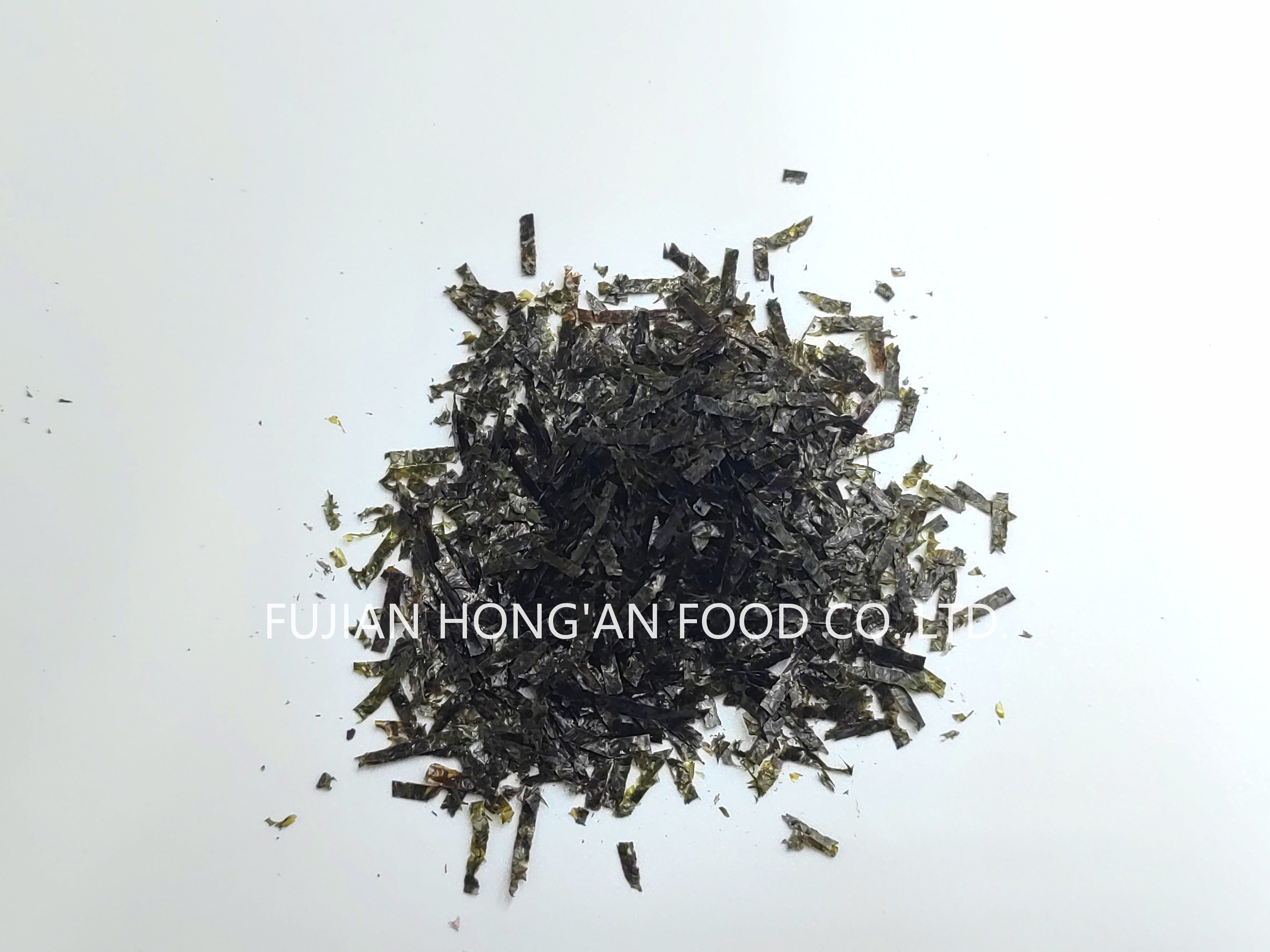 Umami Flavor Dark Green Crispy Yaki Nori Powder And Flake Used In Sushi Products