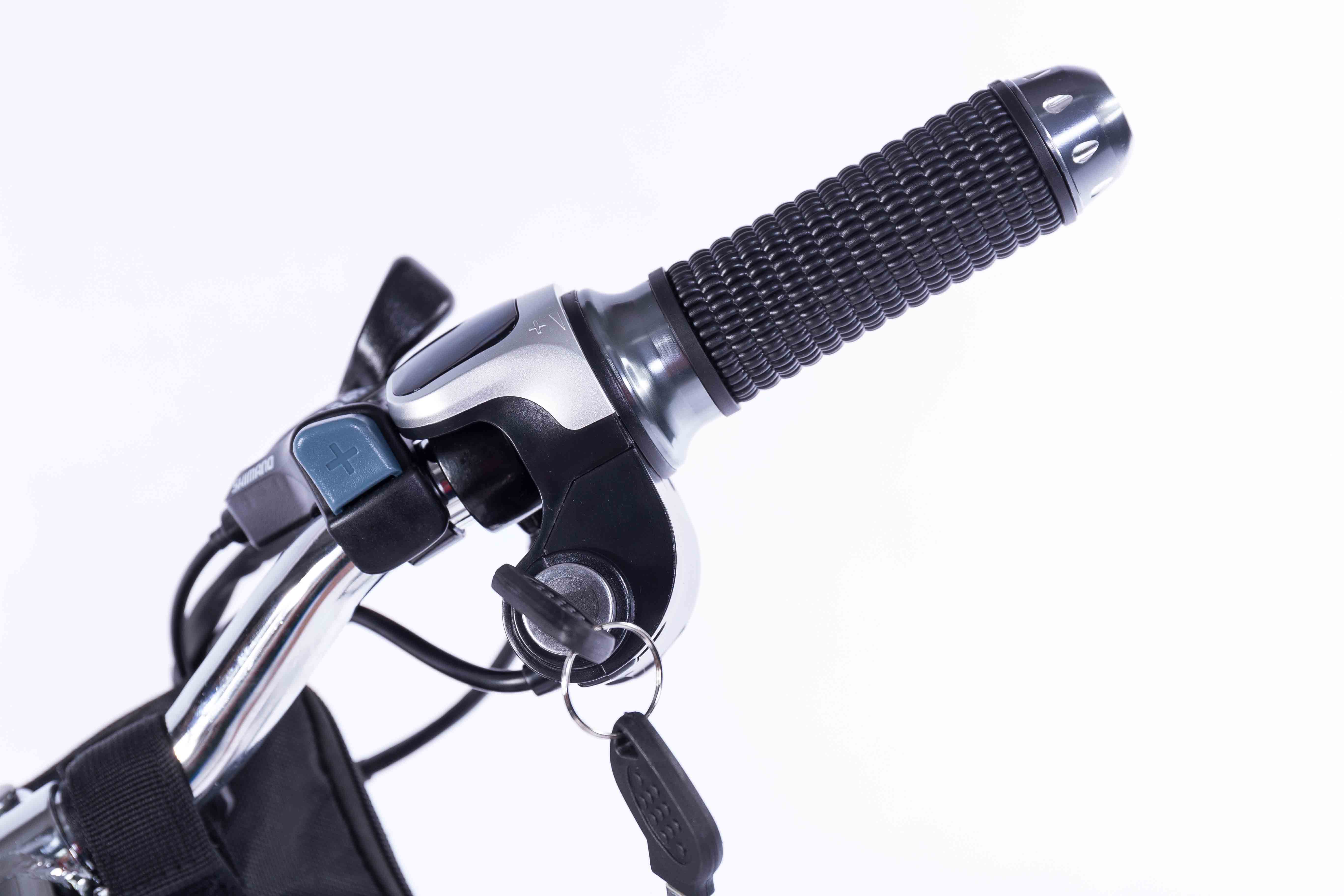 Carbon Steel Electric Snow Bike , Integrated 26 Inch Folding Electric Bike