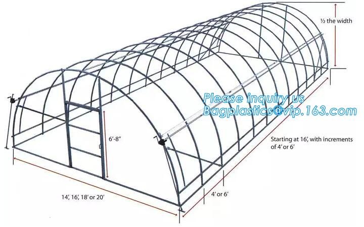 Net Garden Tomato Planting Greenhouse Outdoor Balcony Green House,Horticultural 200 Micron 3 Layer Plastic Film Green Ho