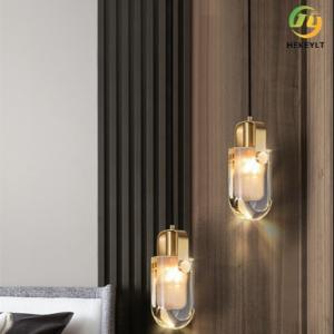 Brass crystal Nordic Pendant Light E14 without contain light source