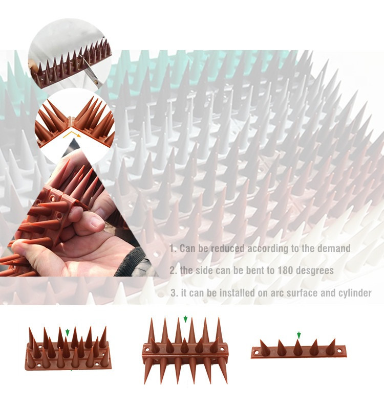 Animol Control 24 Holes Anti Bird Perch , Anti Pigeon Fence Spikes