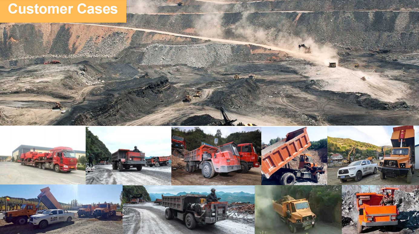 Diesel Engine Mini Truck 5 Ton Wheeled Mining Dump Truck For Mineral Industry