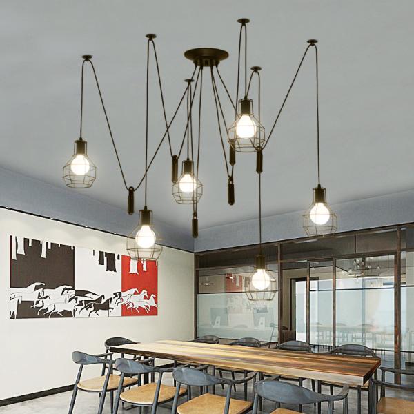 Vintage sloped ceiling pendant lights For Kitchen Bedroom Living room Lighting
