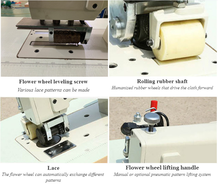 2500w Gown Making Machine , 2HP Ultrasonic Lace Sewing Machine
