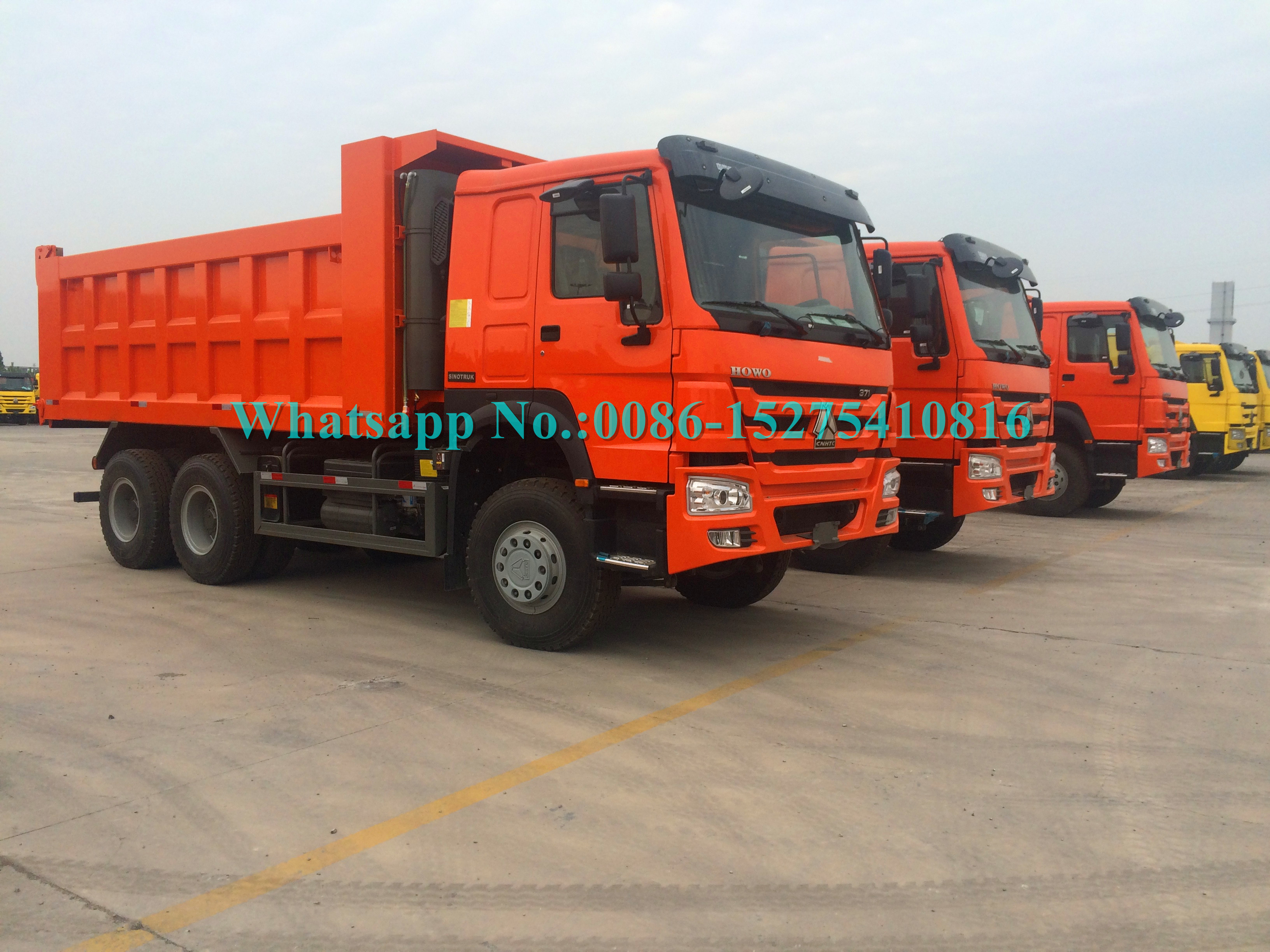 ZZ3257N3847A HOWO 371 hp 6x4 10 wheeler Mining Dump/ Dumper/Tipper Truck volvo Technology For Laos Myanmar