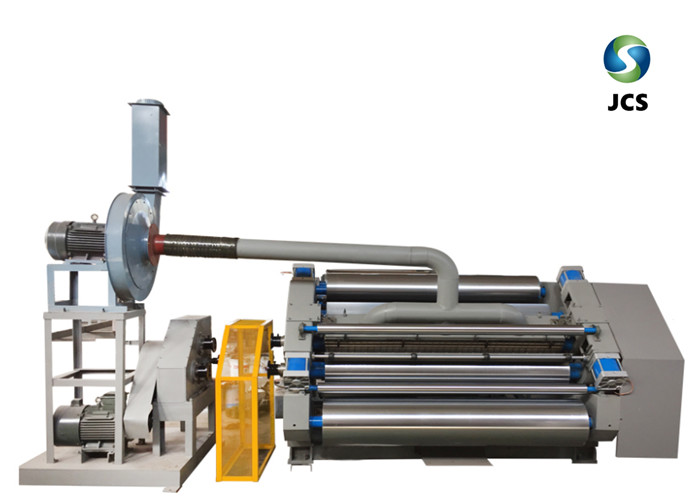 Steam Heating Single Facer Corrugated Machine , Corrugated Paperboard Production Line