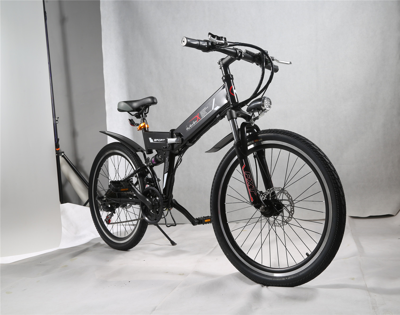 8 Magnet Pedal Assist 48V 10AH MTB Style Foldable Electric Bicycle 24 Inch 26 Inch Optional One Seat