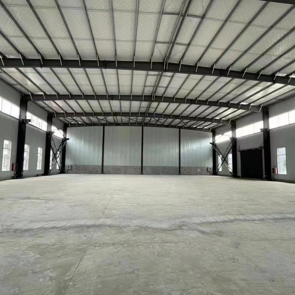 Water Proof Fire Resistance Steel Structure Workshop With Parapet Wall As Requested And Hot DIP Galvanized