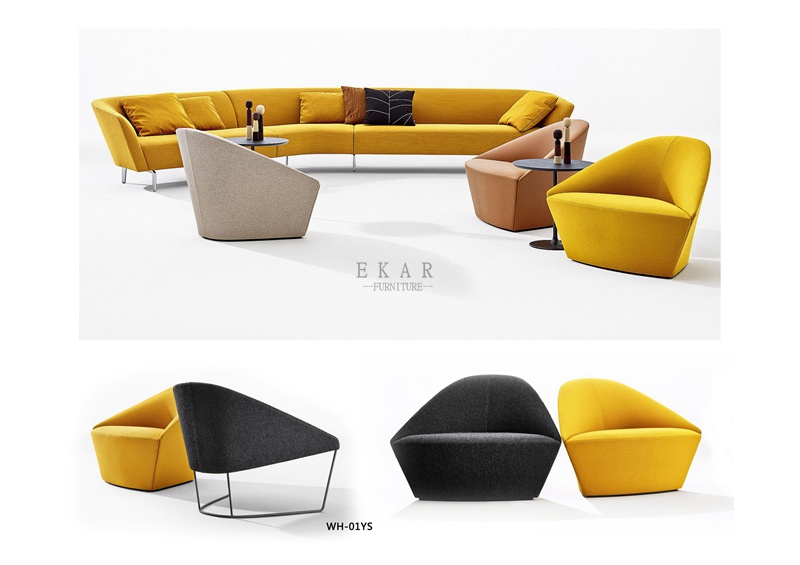 Metal Base Fashion Design Fabric Living Room Leisure Chair