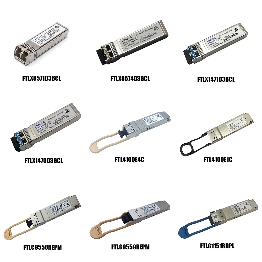FTLX8571D3BCL 850nm Multimode Datacom Optical Module Finisar 10G SFP+ For 10GBASE-SR/SW 10G Ethernet