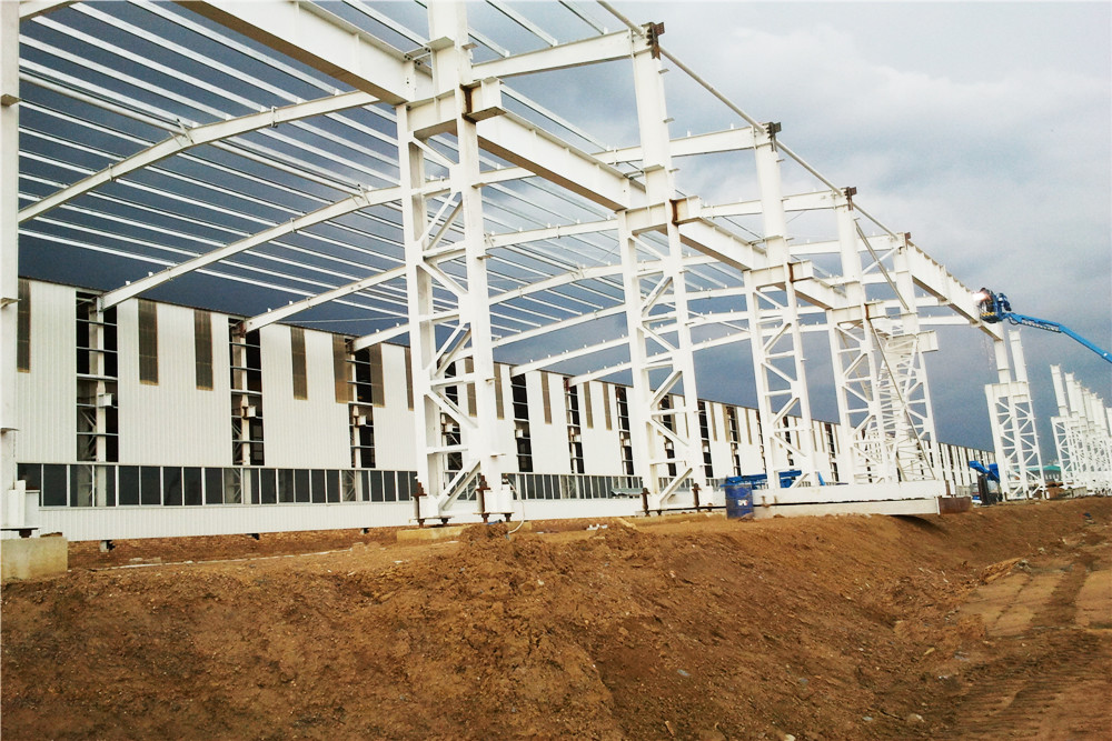 Industrial GB Metal Building Workshop H Shape Steel Structure Industrial Building