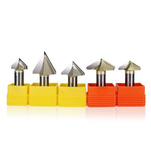  2 Flute Carbide Endmill CNC Router Bit 3D V Grove Bits for Wood Carving Tin &amp; Altin Coated OEM Supported Wood Cutting Tools Manufactures