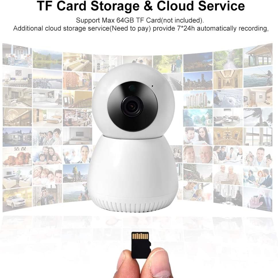 Tuya Wireless Smart Surveillance Camera 720P Wifi Smart Baby Room Camera