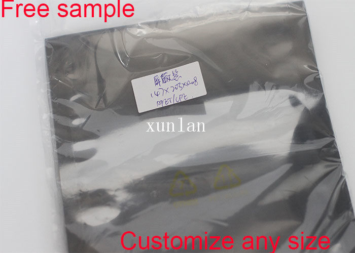 Three Layer Structure ESD Shielding Bag Anti Static Polythene With Printing Design