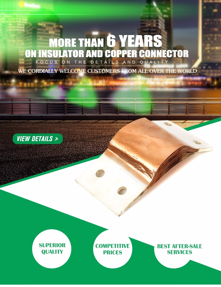 Standard export flexible insulated Ti copper terminal connector