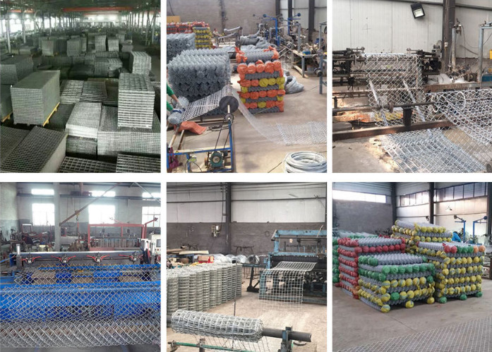4mm Wire Dia Galvanized Steel Farm Chain Wire Mesh