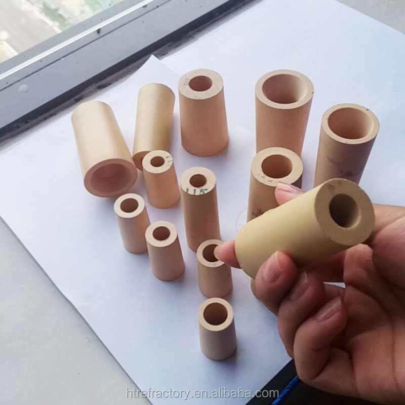Refractory Zirconia Tundish Nozzle with High Grade Specification and Less MgO Content