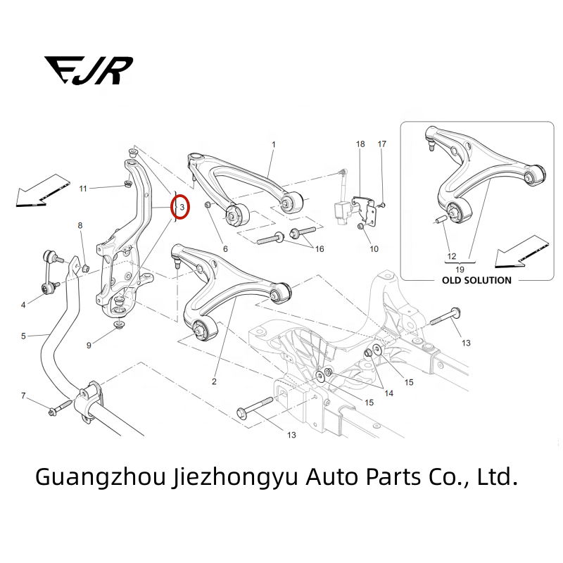 Year 2014-2016 Front Column Assembly For Ghibli Quattroporte Oem 670004761 670004762