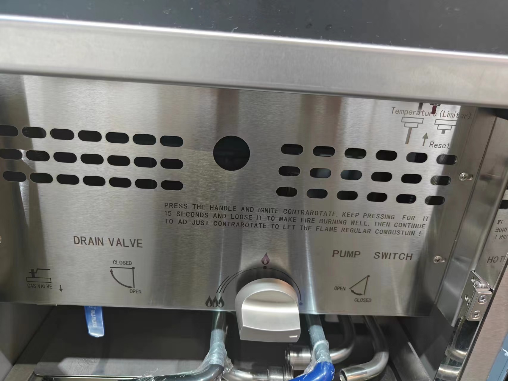Digital USA Style Red Panel Gas Heating 25L Chicken Pressure Fryer