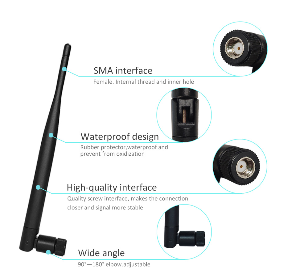 Max Input Power 50 OHM 915MHz Antenna for Stable and Consistent Signal Strength