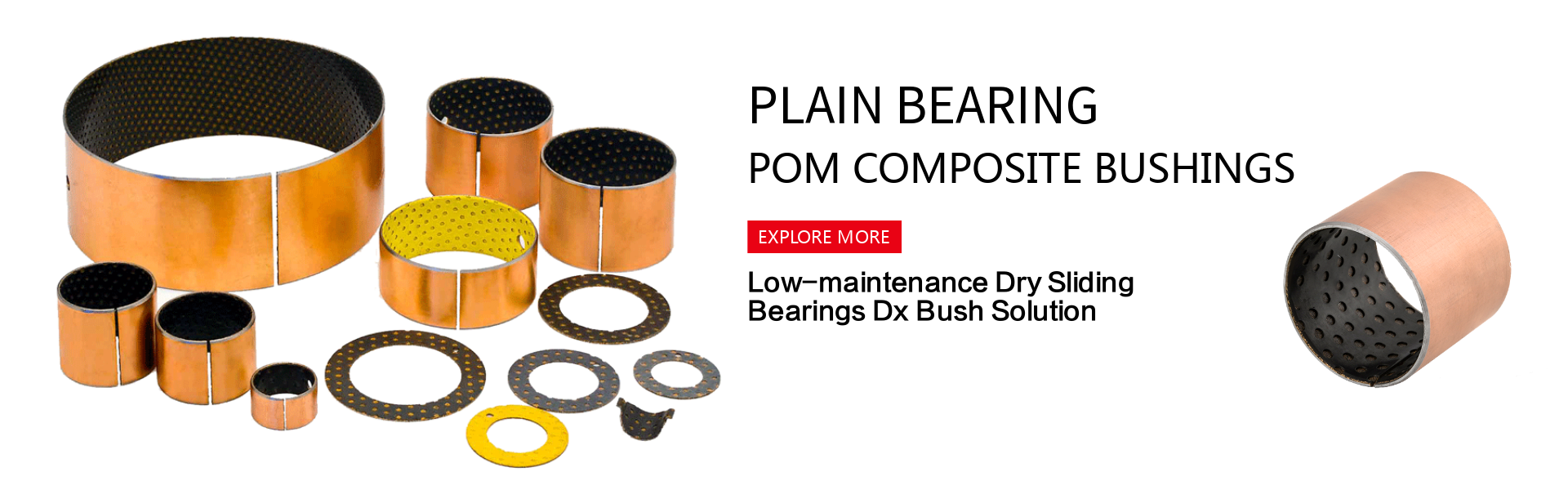 POM COMPOSITE PLAIN BEARINGS