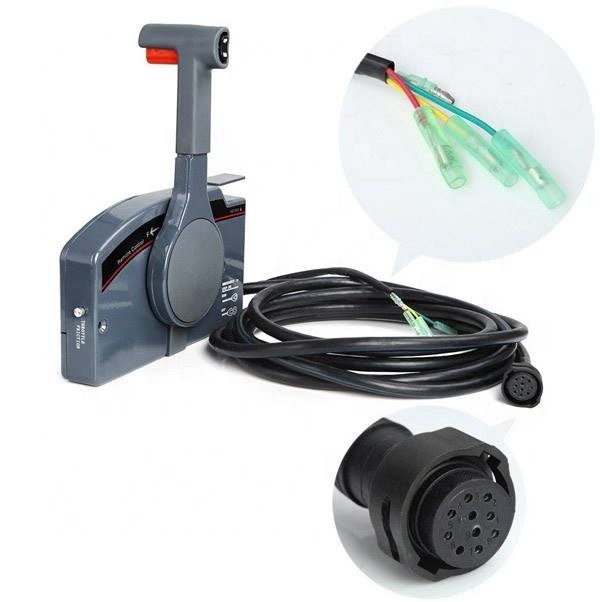 IP65 L30cm Holding Power Boat Engine Controls Remote Control Assy