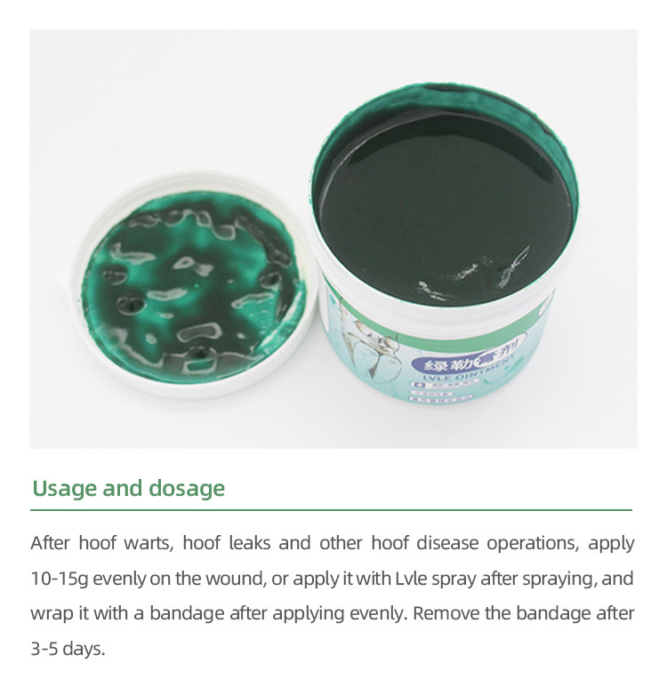 Lvle Qintment Green 450G Healing Hoof Cream Repairs And Regenerates Hooves 30-45 Applications