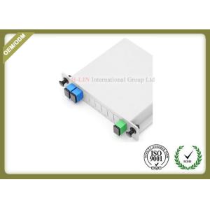 FTTH Passive Fiber Optic Splitter Insertion Type With SC Adapter