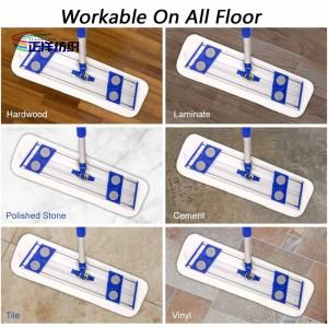 Microfiber Wet Cleaning Mop Red Multi Usage 5.5"X18" 3 Ply Wet Mop Head