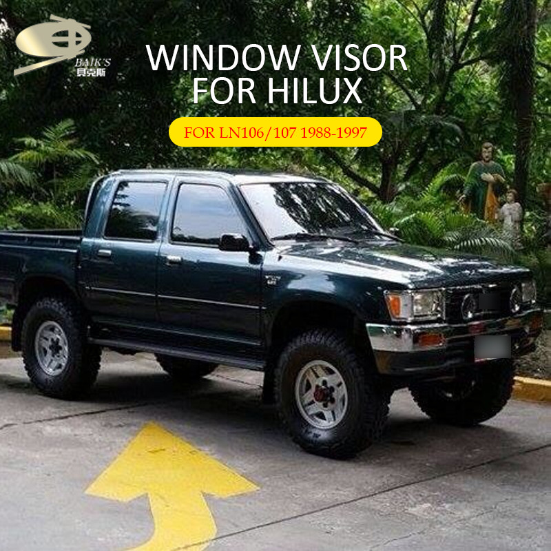 4pcs Auto Window Vent Shades For Toyota Ln106-107 1988-1997