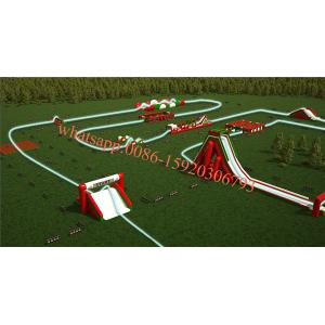 largest inflatable obstacle course inflatable 5k hung-ho run