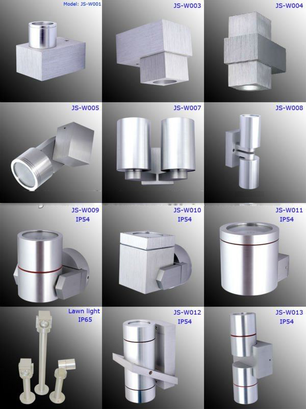 IP65 outdoor residential lighting LED wall lamp power supply led Gu10