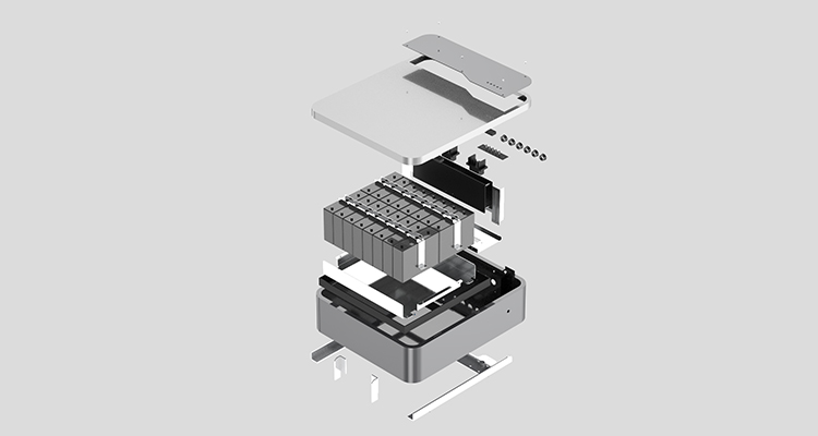 System Type Stackable 5kwh Lithium Ion Battery Pack for 51.2v Power Wall 10kw Capacity