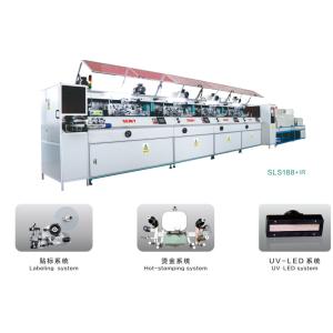 Modular Combined Structure Automatic Screen Printing Machine Servo Driven UV