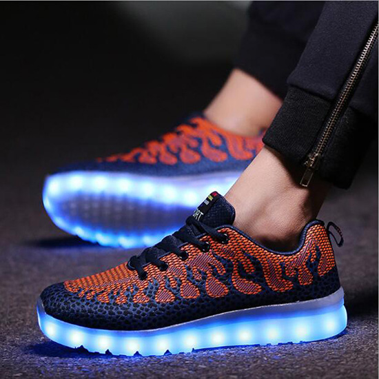 Rainbow Glowing led Shoes,Color Changing led Shoes
