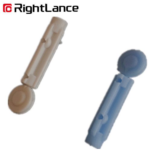 FDA PP White Blood Lancet Device For Diabetes Sterlie Medical Equipment