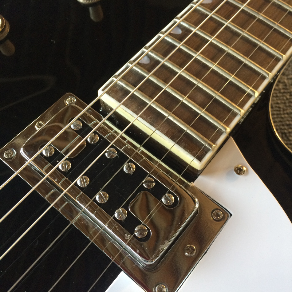 Hollow body jazz electric guitar,Double F hole, tremolo system, black high quality jazz guitar