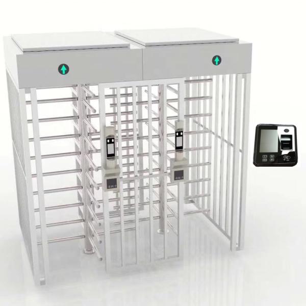 SUS304 Card Swipe Full Height Sliding Turnstile Gate Pedestrian Access Card