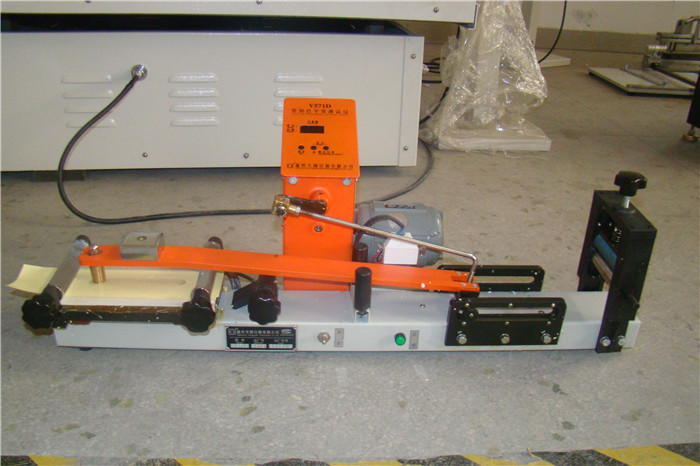 Electric Control Rubber Testing Machine , Rubber Friction Decolorization Testing Equipment