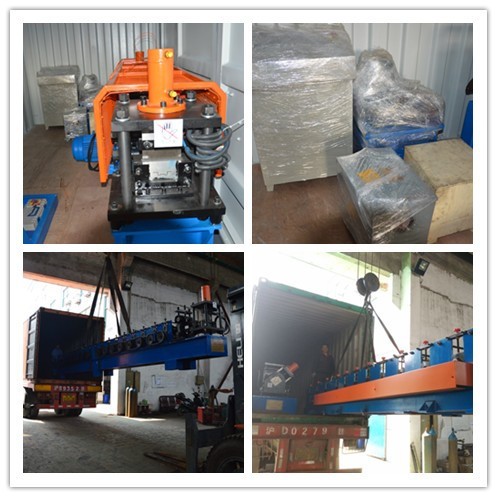 Chain Drive System Floor Deck Roll Forming Machine For Galvanized Cold Steel Sheet
