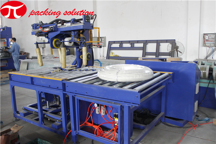 Easy Operation Stretch Film Electric Cable Coil Packing Machine 20r/Min Rotating Speed