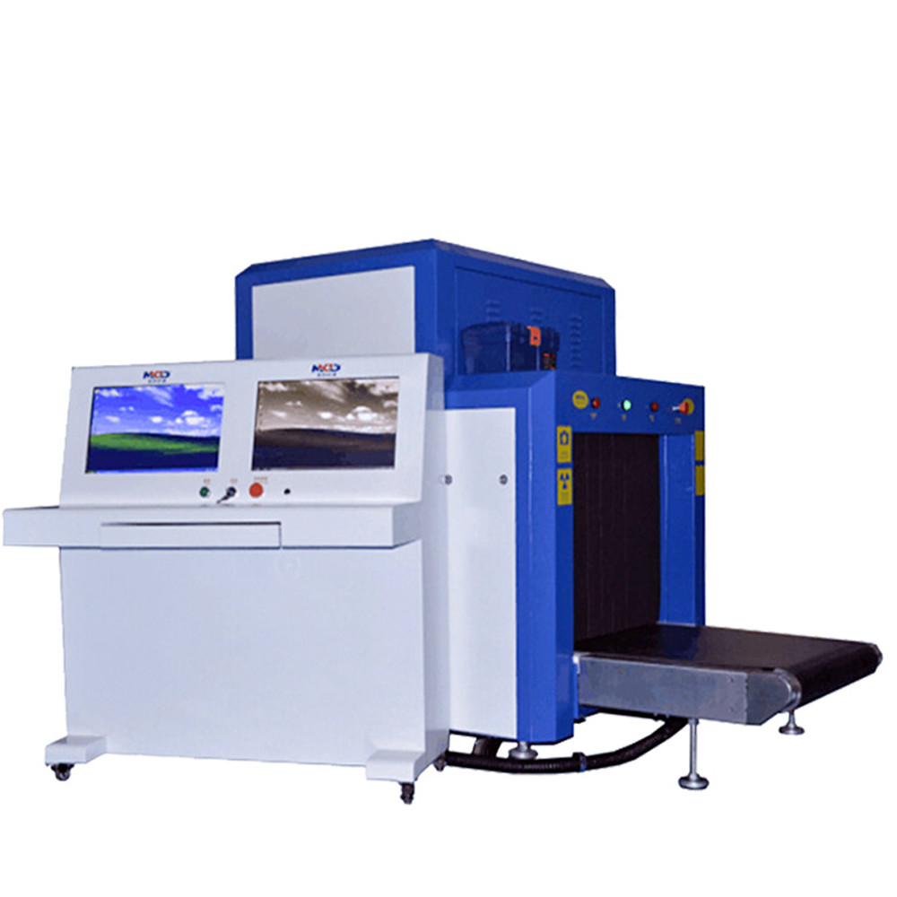 X Ray Baggage Scanning with 43mm Penetration Size 80*65cm